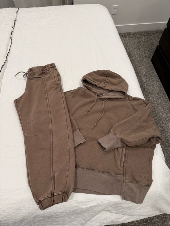 Free People Tops - Free people Sprint to the finish Hoodie and Jogger Set